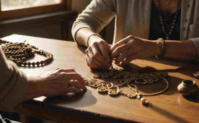 L'énergie des nœuds dans un collier et leur symbolique spirituelle